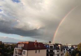 Regenbogen nach Sommerregen