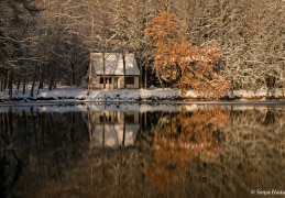 Haus am See .. Wenn der Herbst den Winter berührt.. 