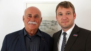 AfD-Abgeordneter Willi Mittelstädt und AfD-Fraktionschef André Poggenburg