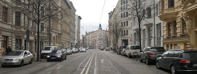 Die Sternstraße in Magdeburg