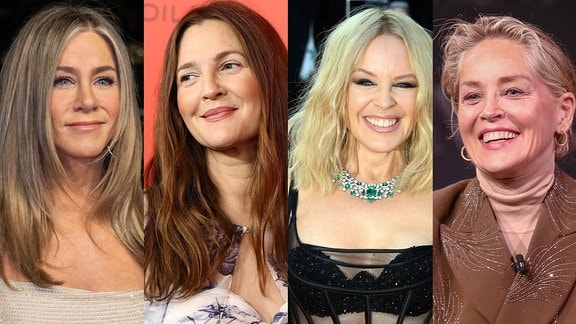 Jennifer Aniston, Drew Barrymore, Kylie Minogue, Sharon Stone
