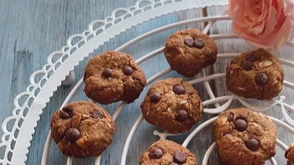 Erdnuss-Schoko Cookies