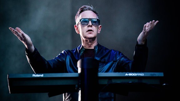 Keyboarder Andy Fletcher von Depeche Mode