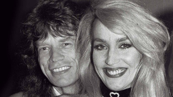 Mick Jagger und Jerry Hall