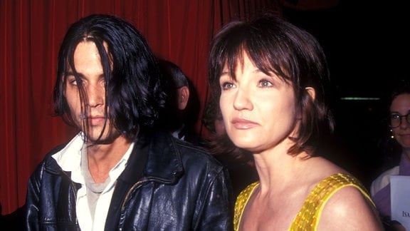 Johnny Depp und Ellen Barkin