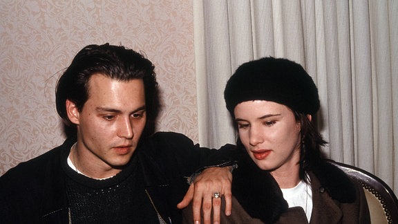 Johnny Depp und Juliette Lewis