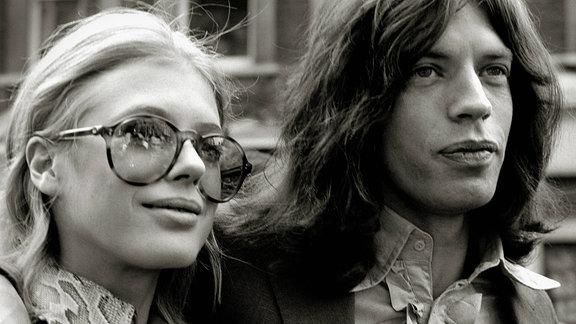 Marianne Faithfull und Mick Jagger, 1969