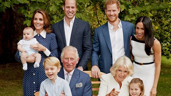 Prinz George und die Windsors zur Geburt von Prinz Louis