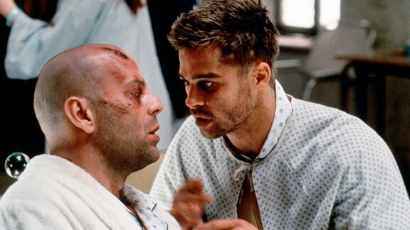Bruce Willis und Brad Pitt, 1996