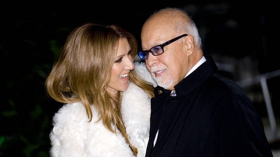 Celine Dion mit Ehemann Rene Angelil, 2013