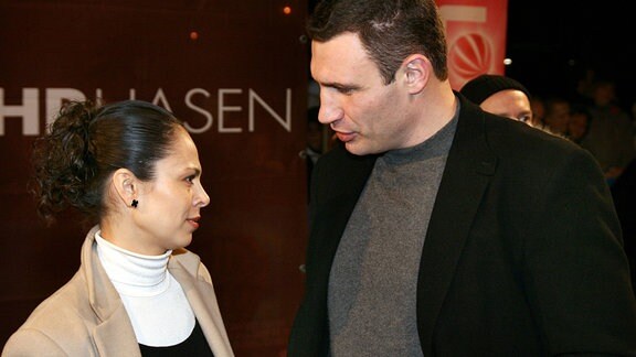  Vitali Klitschko und Frau Natalia 2007