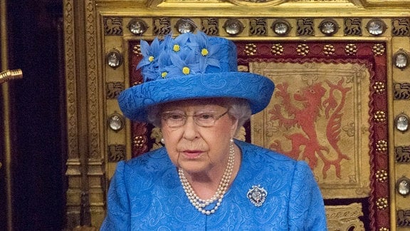 Queen Elizabeth II. bei der Parlamentseröffnung 2017