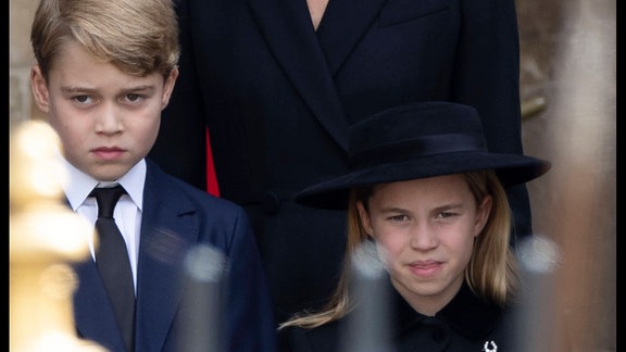 Prinz George, Kate Middleton und Prinzessin Charlotte