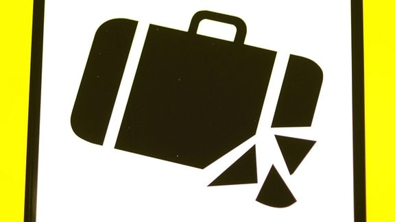 Koffer beschädigt Symbol