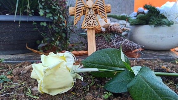 Friedhofsfotos als Symbolfoto für Trauer 