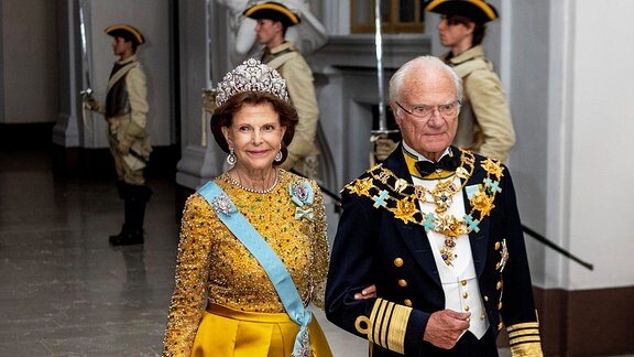 Königin Sylvia und König Carl Gustaf von Sweden