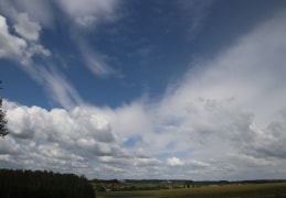 Wolken über Diethensdorf