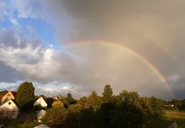 Regenbogen in Weinböhla 
