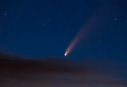 Komet NEOWISE über Radebeul 