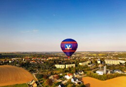 Glück ab - gut land - Ein perfektes Wetter für Ballonfahrer