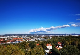 Wolkenschauspiel über Dresden