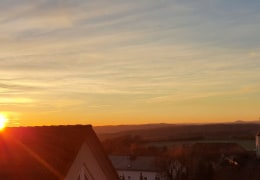 Sonnenaufgang über Kesselsdorf 