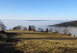 Blick vom Aschberg - über den Wolken.