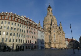 Der Neumarkt in Dresden am Nachmittag