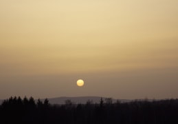 Sonnenuntergang am 23.02.2021