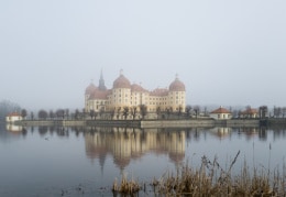 Ein Morgen am Schloss Moritzburg