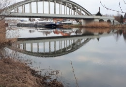 Die Saalebrücke Alsleben 