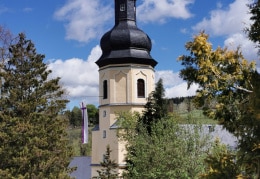 Kirche in Bockau Erzgebirge