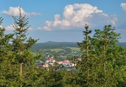 Blick vom Bärenstein nach Böhmen