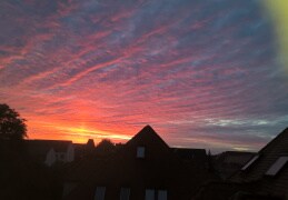 Sonnenaufgang in Dresden um 7 uhr 20