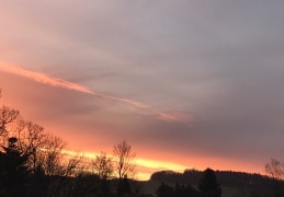 Sonnenaufgang in Lohmen