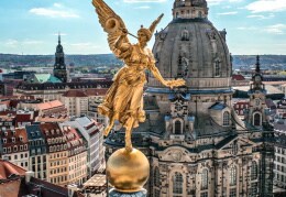 Angels above Dresden