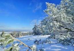 Ein Wintertag am Kahleberg im Osterzgebirge