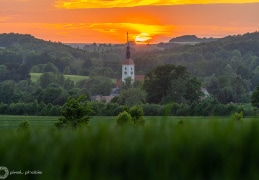 Sonnenuntergang bei Kunnersdorf 
