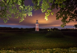 Herbstliche Abendstimmung am Leuchtturm 