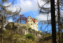 Blick zur Burg Hohnstein