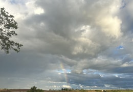 Regenbogen über Langenreinsdorf