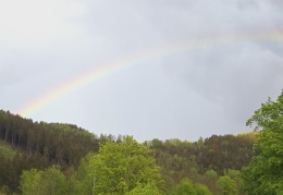 Regenbogen in Großrückerswalde