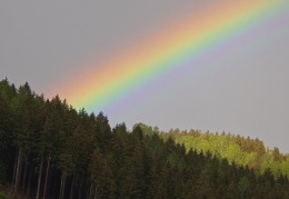 Regenbogen in Großrückerswalde