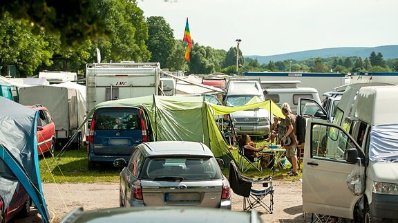 Rudolstadt-Festival - Caravanstellplatz