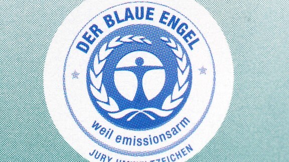 Das Gütesiegel Blauer Engel für umweltfreundliche Produkte und Dienstleistungen.