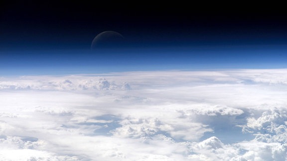 Wolkendecke der Erdatmosphäre